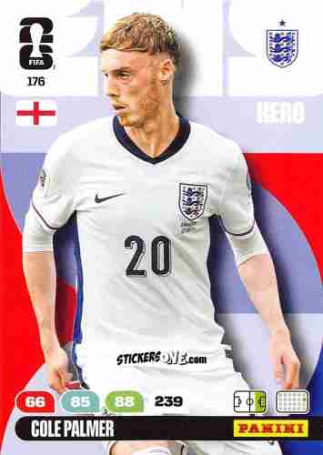 Figurina Cole Palmer - FIFA World Cup 2026. Adrenalyn XL
 n. 176 - Panini