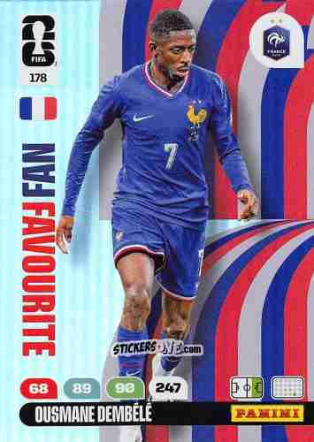 Sticker Ousmane Dembele - FIFA World Cup 2026. Adrenalyn XL
 n. 178 - Panini
