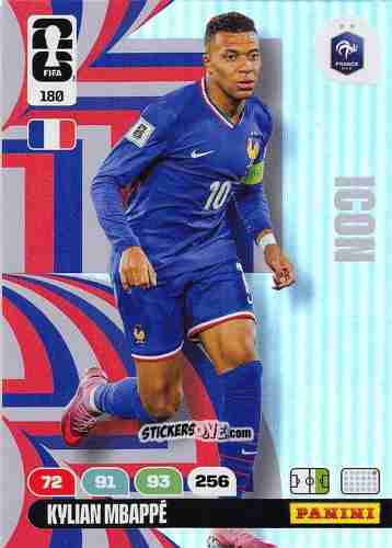 Figurina Kylian Mbappe - FIFA World Cup 2026. Adrenalyn XL
 n. 180 - Panini