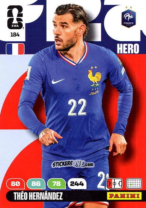 Sticker Theo Hernandez - FIFA World Cup 2026. Adrenalyn XL
 n. 184 - Panini