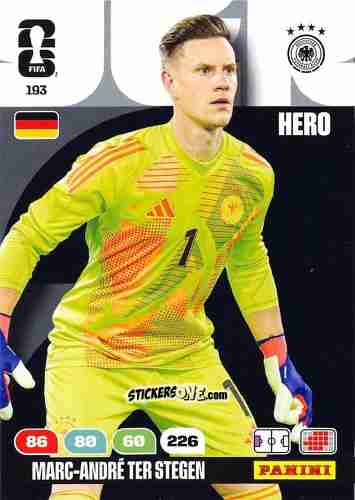 Cromo Marc-Andre Ter Stegen - FIFA World Cup 2026. Adrenalyn XL
 n. 193 - Panini