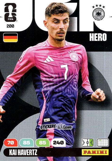 Figurina Kai Havertz - FIFA World Cup 2026. Adrenalyn XL
 n. 200 - Panini