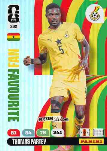 Cromo Thomas Partey - FIFA World Cup 2026. Adrenalyn XL
 n. 202 - Panini