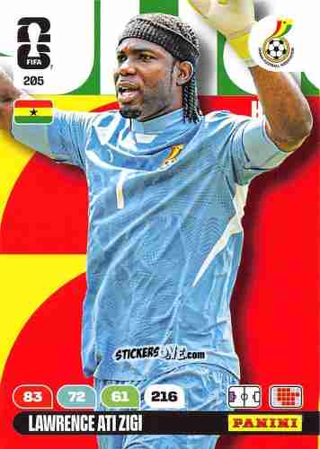 Figurina Lawrence Ati Zigi - FIFA World Cup 2026. Adrenalyn XL
 n. 205 - Panini