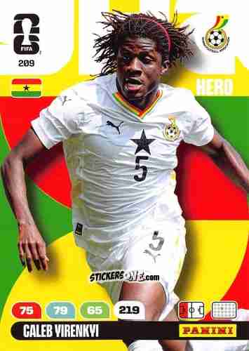 Figurina Galeb Yirenkyi - FIFA World Cup 2026. Adrenalyn XL
 n. 209 - Panini