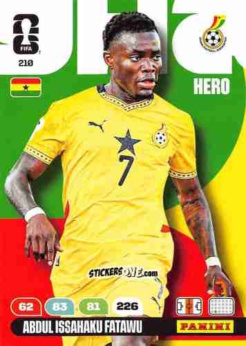 Figurina Abdul Issahaku Fatawu - FIFA World Cup 2026. Adrenalyn XL
 n. 210 - Panini