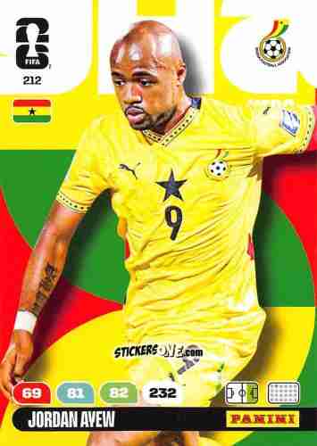 Cromo Jordan Ayew - FIFA World Cup 2026. Adrenalyn XL
 n. 212 - Panini