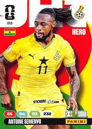 Figurina Antoine Semenyo - FIFA World Cup 2026. Adrenalyn XL
 n. 213 - Panini