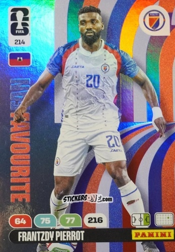 Figurina Frantzdy Pierrot - FIFA World Cup 2026. Adrenalyn XL
 n. 214 - Panini