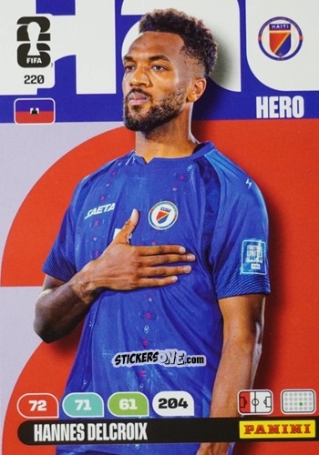 Figurina Hannes Delcroix - FIFA World Cup 2026. Adrenalyn XL
 n. 220 - Panini