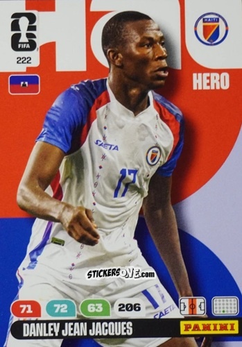 Figurina Danley Jean Jacques - FIFA World Cup 2026. Adrenalyn XL
 n. 222 - Panini