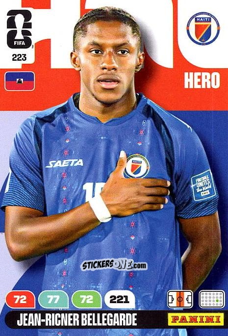 Figurina Jean-Ricner Bellegarde - FIFA World Cup 2026. Adrenalyn XL
 n. 223 - Panini