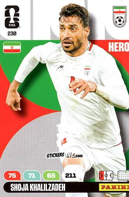 Sticker Shoja Khalilzadeh - FIFA World Cup 2026. Adrenalyn XL
 n. 230 - Panini