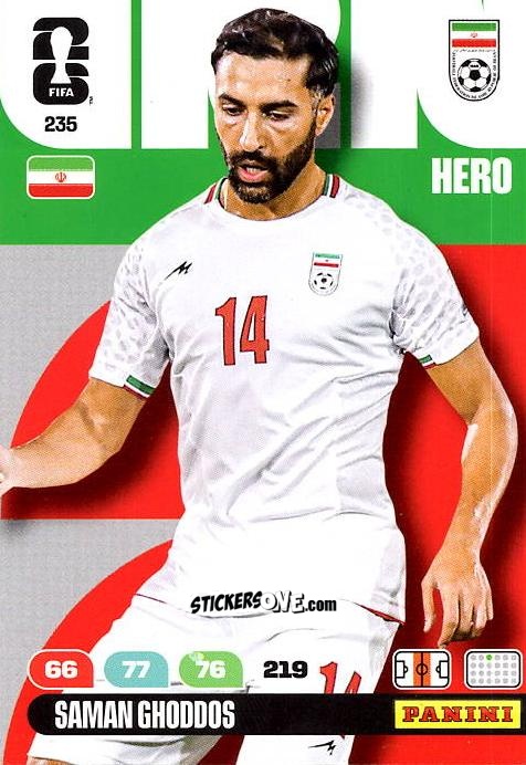 Sticker Saman Ghoddos - FIFA World Cup 2026. Adrenalyn XL
 n. 235 - Panini