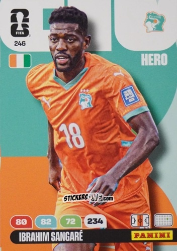 Figurina Ibrahim Sangare - FIFA World Cup 2026. Adrenalyn XL
 n. 246 - Panini