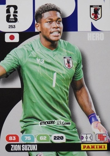 Cromo Zion Suzuki - FIFA World Cup 2026. Adrenalyn XL
 n. 253 - Panini