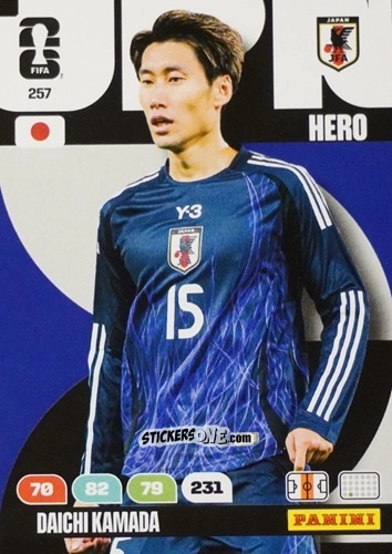 Cromo Daichi Kamada - FIFA World Cup 2026. Adrenalyn XL
 n. 257 - Panini