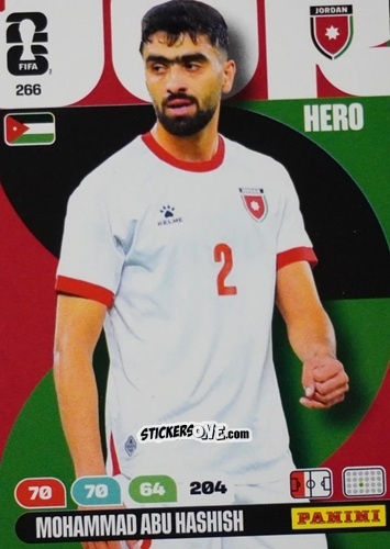 Cromo Mohammad Abu Hashish - FIFA World Cup 2026. Adrenalyn XL
 n. 266 - Panini