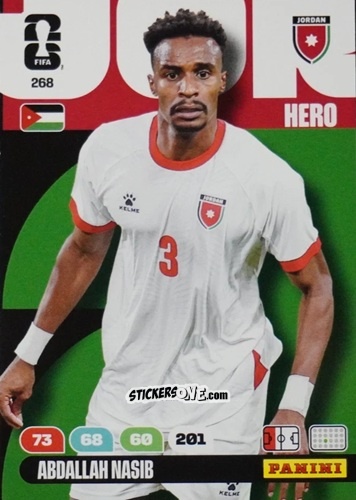 Cromo Abdallah Nasib - FIFA World Cup 2026. Adrenalyn XL
 n. 268 - Panini