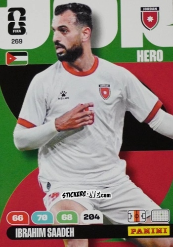 Cromo Ibrahim Saadeh - FIFA World Cup 2026. Adrenalyn XL
 n. 269 - Panini