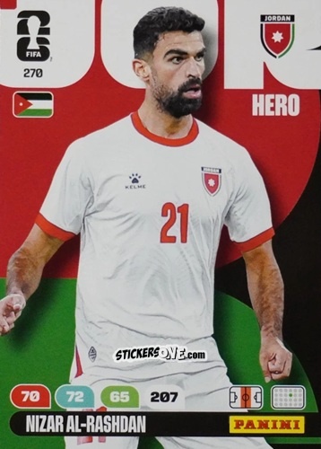Cromo Nizar Al-Rashdan - FIFA World Cup 2026. Adrenalyn XL
 n. 270 - Panini