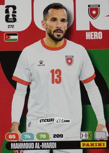 Cromo Mahmoud Al-Mardi - FIFA World Cup 2026. Adrenalyn XL
 n. 272 - Panini