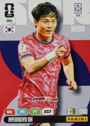 Cromo Hyeongyu Oh - FIFA World Cup 2026. Adrenalyn XL
 n. 284 - Panini