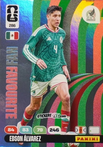 Figurina Edson Alvarez - FIFA World Cup 2026. Adrenalyn XL
 n. 286 - Panini