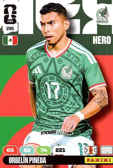 Sticker Orbelin Pineda - FIFA World Cup 2026. Adrenalyn XL
 n. 295 - Panini