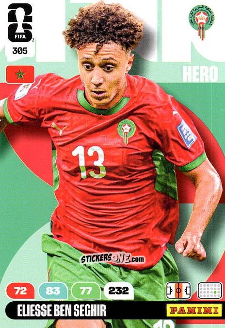 Cromo Eliesse Ben Seghir - FIFA World Cup 2026. Adrenalyn XL
 n. 305 - Panini