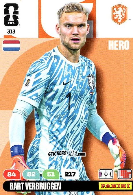 Figurina Bart Verbruggen - FIFA World Cup 2026. Adrenalyn XL
 n. 313 - Panini
