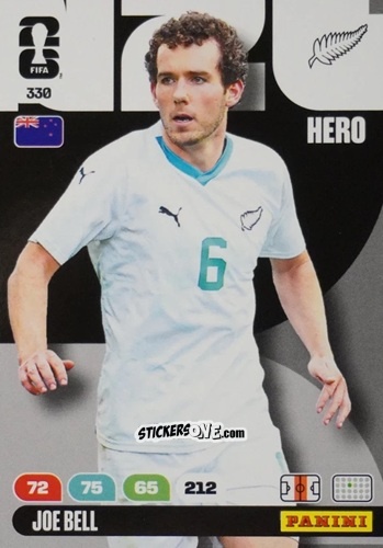 Cromo Joe Bell - FIFA World Cup 2026. Adrenalyn XL
 n. 330 - Panini