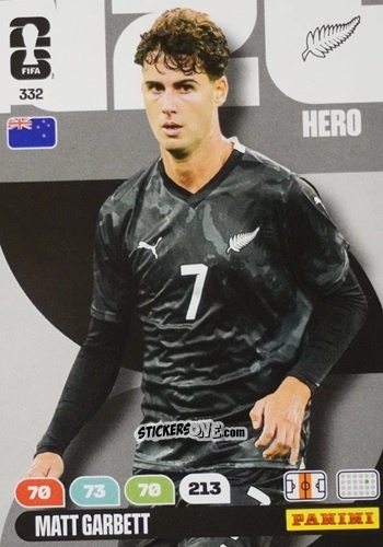 Sticker Matt Garbett - FIFA World Cup 2026. Adrenalyn XL
 n. 332 - Panini