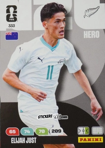 Cromo Elijah Just - FIFA World Cup 2026. Adrenalyn XL
 n. 333 - Panini