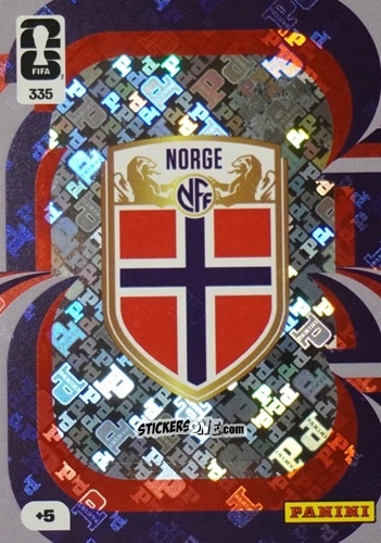 Figurina Team Crest - FIFA World Cup 2026. Adrenalyn XL
 n. 335 - Panini