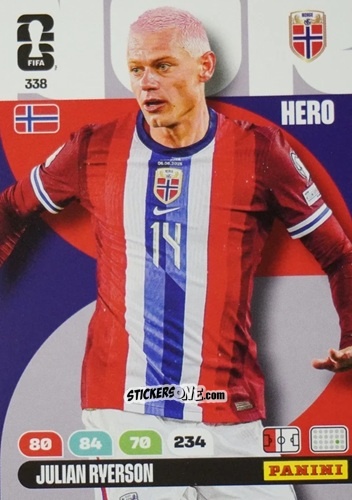 Cromo Julian Ryerson - FIFA World Cup 2026. Adrenalyn XL
 n. 338 - Panini