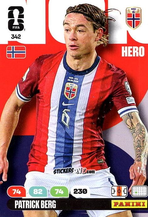 Cromo Patrick Berg - FIFA World Cup 2026. Adrenalyn XL
 n. 342 - Panini
