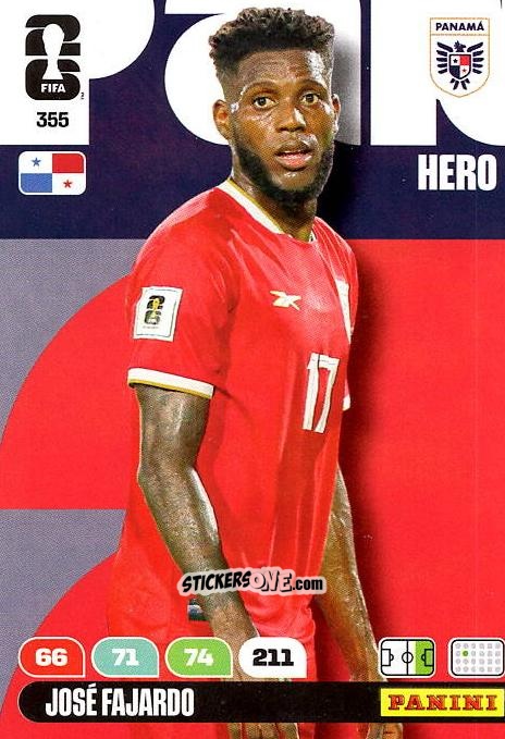 Figurina Jose Fajardo - FIFA World Cup 2026. Adrenalyn XL
 n. 355 - Panini