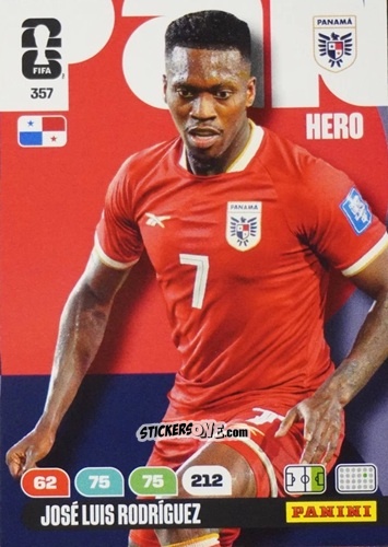 Cromo Jose Luiz Rodriguez - FIFA World Cup 2026. Adrenalyn XL
 n. 357 - Panini