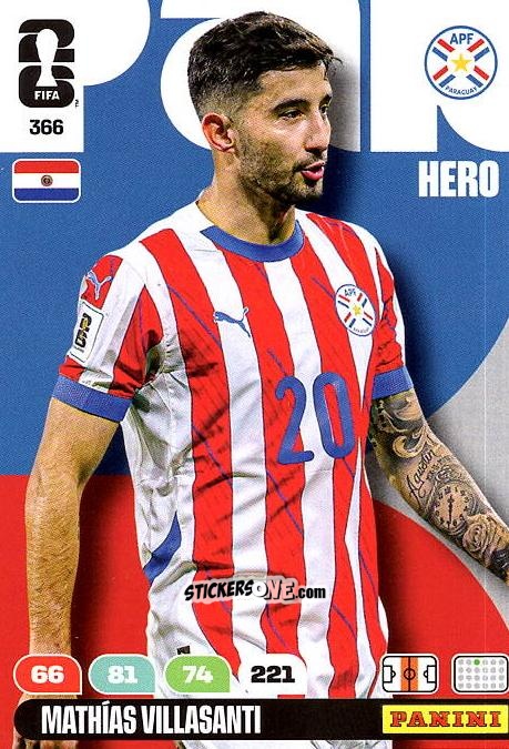 Cromo Mathias Villasanti - FIFA World Cup 2026. Adrenalyn XL
 n. 366 - Panini