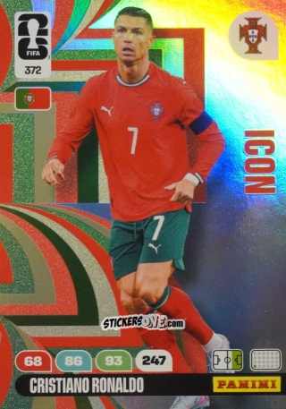 Sticker Cristiano Ronaldo - FIFA World Cup 2026. Adrenalyn XL
 n. 372 - Panini