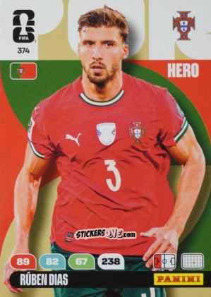 Cromo Ruben Dias - FIFA World Cup 2026. Adrenalyn XL
 n. 374 - Panini