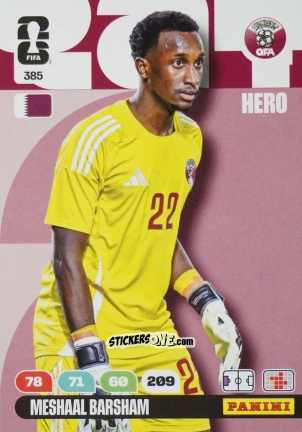 Sticker Meshaal Barsham - FIFA World Cup 2026. Adrenalyn XL
 n. 385 - Panini