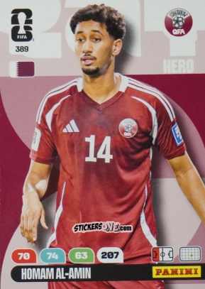 Cromo Homam Al-Amin - FIFA World Cup 2026. Adrenalyn XL
 n. 389 - Panini