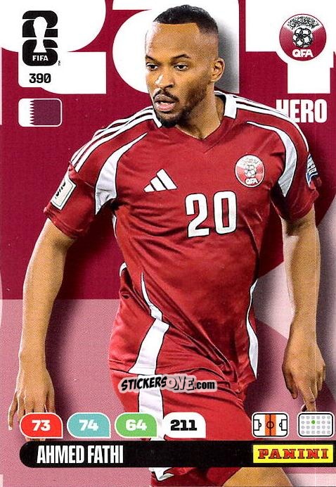 Cromo Ahmed Fathi - FIFA World Cup 2026. Adrenalyn XL
 n. 390 - Panini