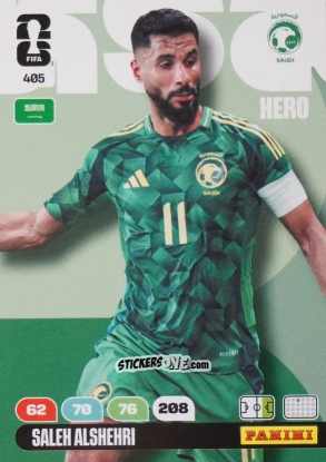 Figurina Saleh Alshehri - FIFA World Cup 2026. Adrenalyn XL
 n. 405 - Panini