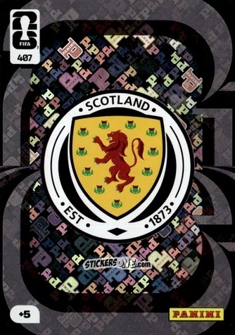 Figurina Team Crest - FIFA World Cup 2026. Adrenalyn XL
 n. 407 - Panini