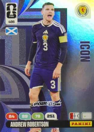 Cromo Andrew Robertson - FIFA World Cup 2026. Adrenalyn XL
 n. 408 - Panini