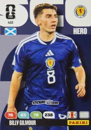 Cromo Billy Gilmour - FIFA World Cup 2026. Adrenalyn XL
 n. 412 - Panini