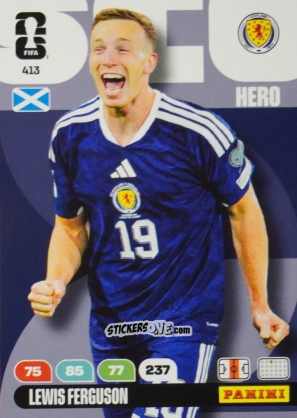 Sticker Lewis Ferguson - FIFA World Cup 2026. Adrenalyn XL
 n. 413 - Panini